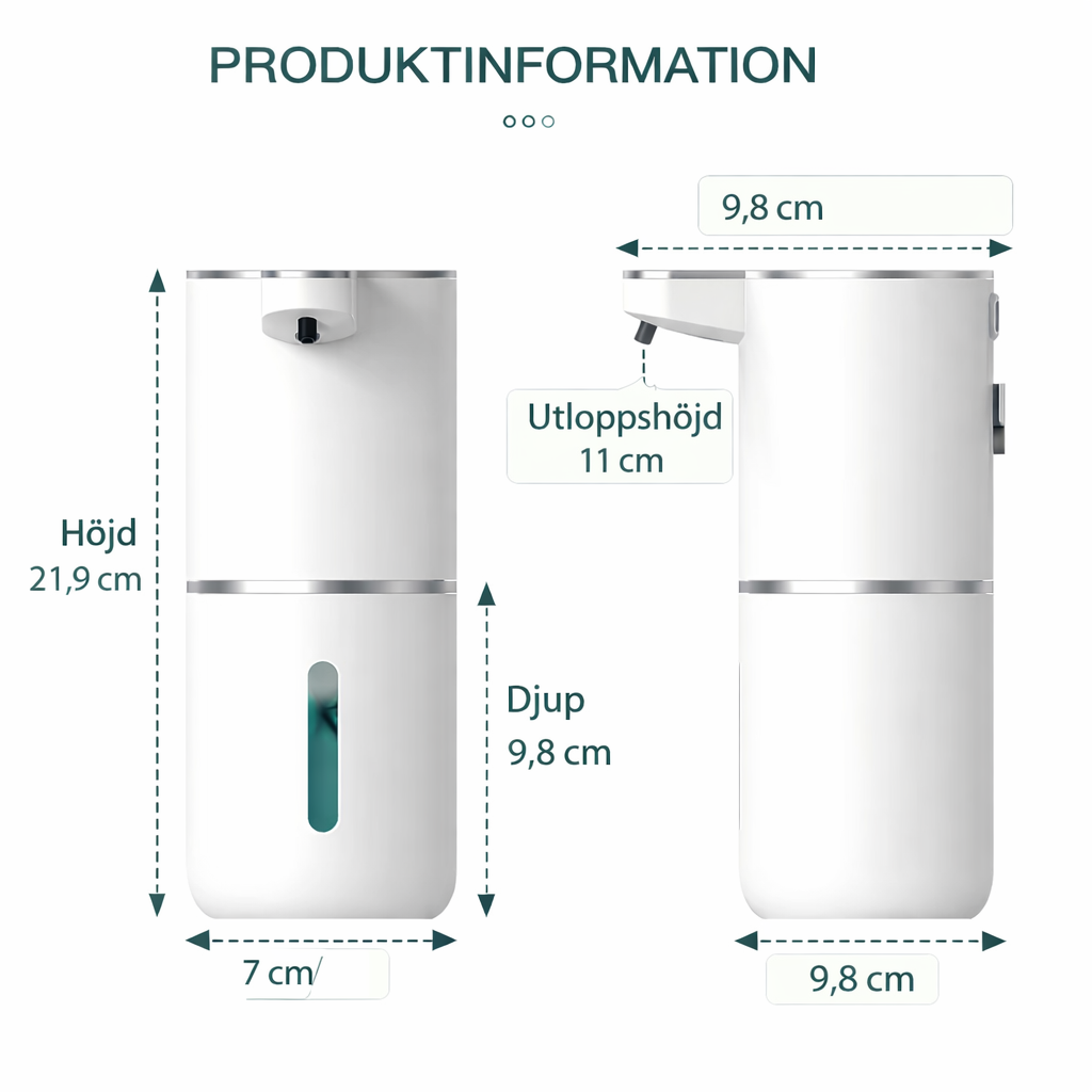 Smart tvål/diskdispenser